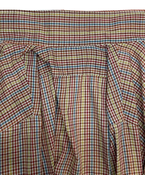 J.C.PENNY（ジェーシーペニー）J.C.PENNY (J.C.ペニー) 長袖シャツ ブラウン×イエロー サイズ:Lの古着・服飾アイテム