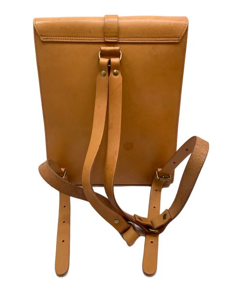 TIDE WAY（タイドウェイ）TIDE WAY (タイドウェイ) レザーリュック ブラウンの古着・服飾アイテム