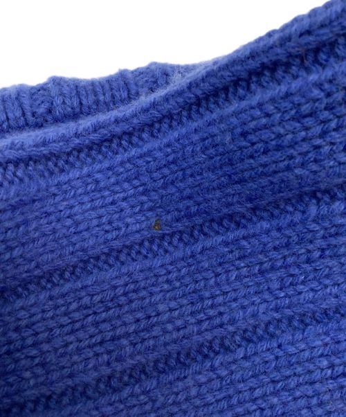 BALLSEY（ボールジィ）BALLSEY (ボールジィ) ウールカシミヤタートルネックプルオーバー ブルー サイズ:6の古着・服飾アイテム