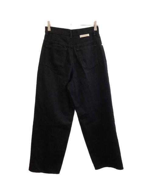 AEWEN MATOPH（イウエン マトフ）AEWEN MATOPH (イウエン マトフ) デニムタックパンツ ブラック サイズ:XSの古着・服飾アイテム