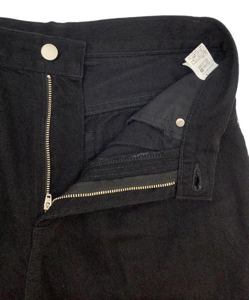 AEWEN MATOPH（イウエン マトフ）AEWEN MATOPH (イウエン マトフ) デニムタックパンツ ブラック サイズ:XSの古着・服飾アイテム