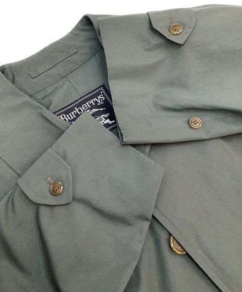 Burberry's（バーバリーズ）Burberry's (バーバリーズ) ステンカラーコート ブルー サイズ:なしの古着・服飾アイテム