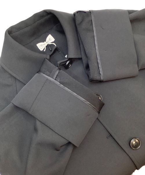 PLST（プラステ）PLST (プラステ) フレアスリーブコート ブラック サイズ:S 未使用品の古着・服飾アイテム