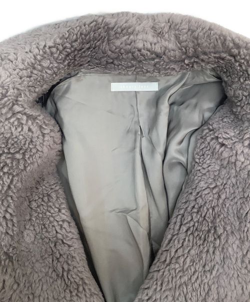 theory luxe（セオリーリュクス）theory luxe (セオリーリュクス) ボアコート グレー サイズ:38の古着・服飾アイテム