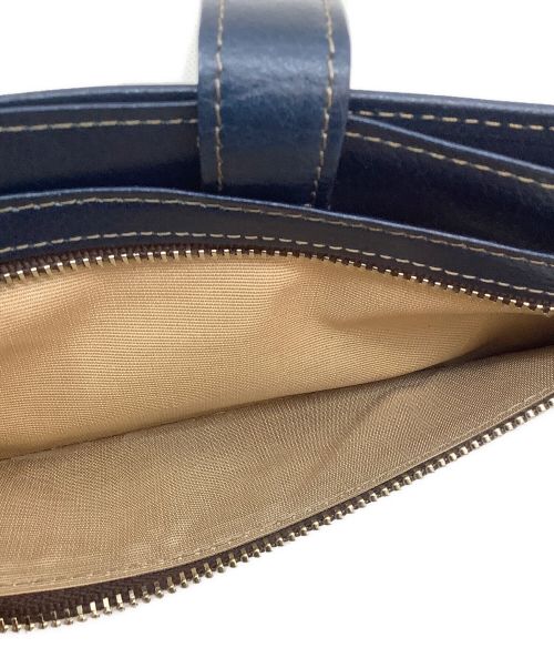 Eletha（エレザ）Eletha (エレザ) ベーシック 薄型長財布 ネイビーの古着・服飾アイテム