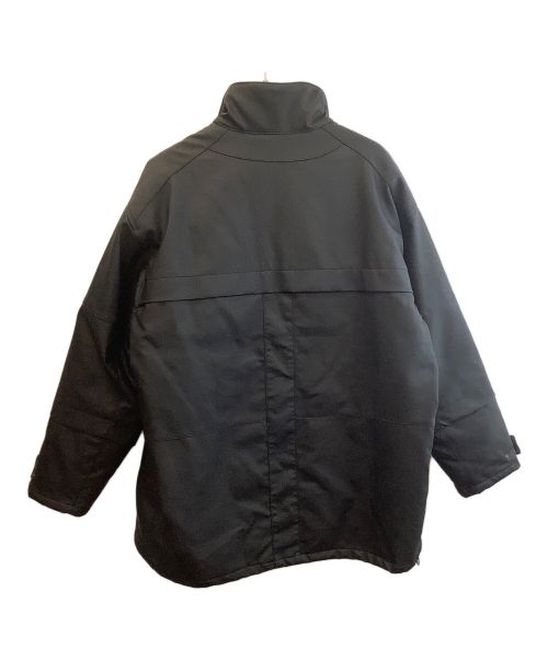 ZARA（ザラ）ZARA (ザラ) フェイクレザーポケット付きパーカ ブラック サイズ:L 未使用品の古着・服飾アイテム