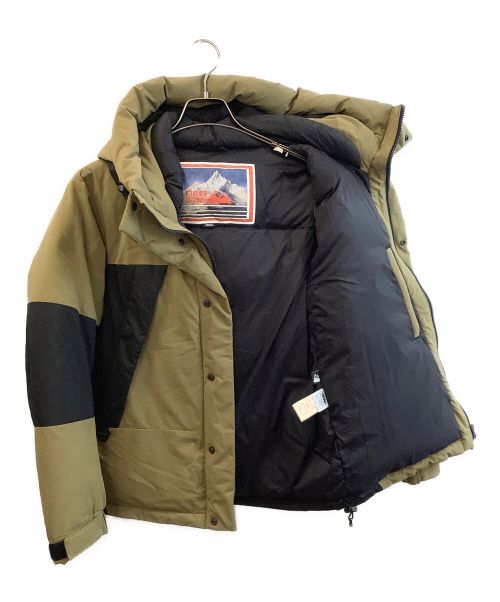 FIRST DOWN（ファーストダウン）FIRST DOWN (ファーストダウン) ダウンジャケット ブラウン×ブラック サイズ:Sの古着・服飾アイテム