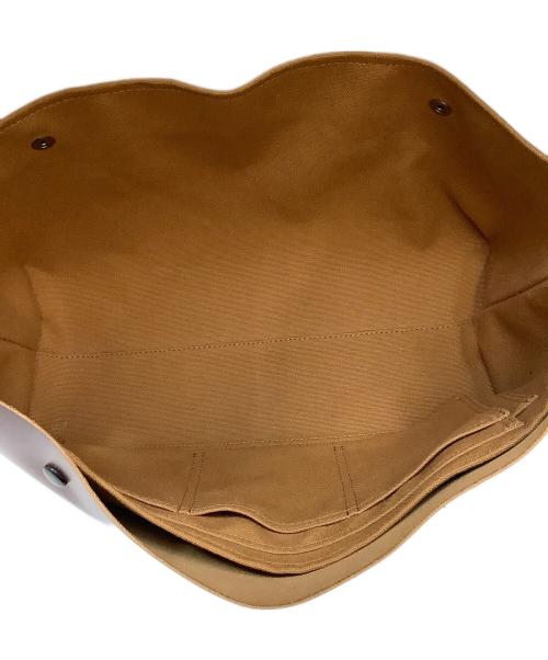 Uni&co（ユニアンドコー）Uni&co (ユニアンドコー) レザーショルダーバッグ ブラウンの古着・服飾アイテム