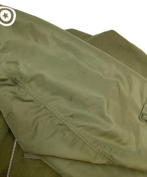 A BATHING APE（ア ベイシング エイプ）A BATHING APE (アベイシングエイプ) シャークパーカー オリーブ サイズ:3XLの古着・服飾アイテム