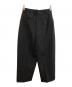 ENFOLD (エンフォルド) CROPPED TAPERED-TROUSERS ブラック サイズ:38：6000円