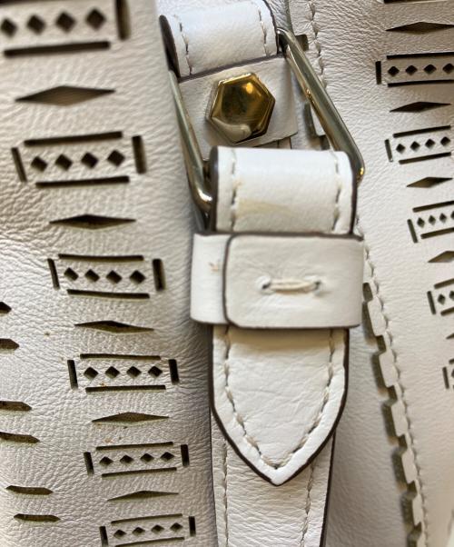 TOD'S（トッズ）TOD'S (トッズ) ハンドバッグ アイボリーの古着・服飾アイテム
