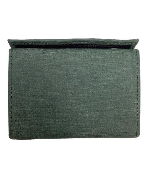 M+（エムピウ）M+ (エムピウ) コンパクトウォレット グリーンの古着・服飾アイテム