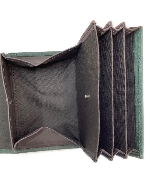 M+（エムピウ）M+ (エムピウ) コンパクトウォレット グリーンの古着・服飾アイテム