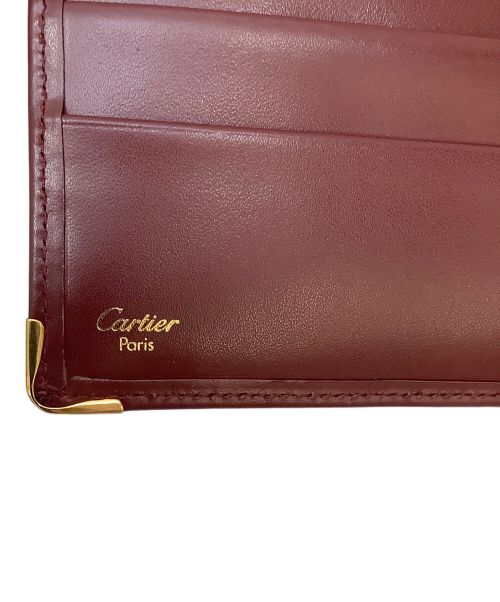 Cartier（カルティエ）Cartier (カルティエ) 2つ折り財布 ボルドーの古着・服飾アイテム