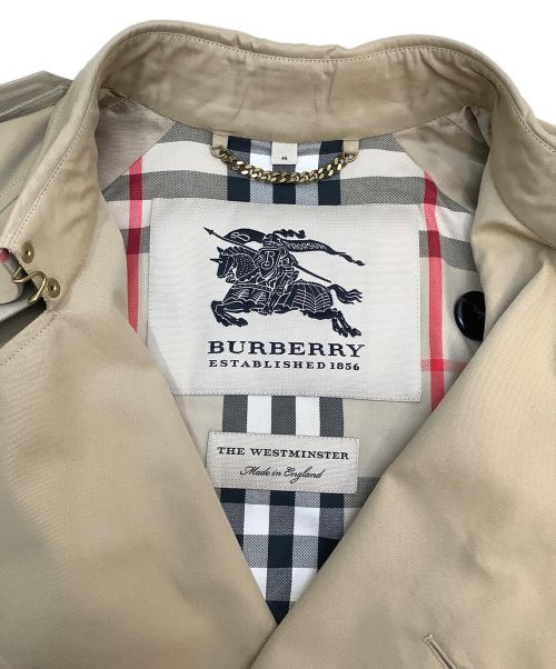 BURBERRY（バーバリー）BURBERRY (バーバリー) ウエストミンスターエクストラロングトレンチコート ベージュ サイズ:46の古着・服飾アイテム