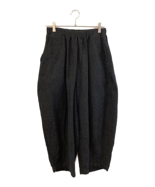 HARVESTY（ハーベスティー）HARVESTY (ハーベスティー) COTTON TWILL EASY CIRCUS PANTS ブラック サイズ:1の古着・服飾アイテム