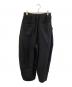 HARVESTY (ハーベスティー) COTTON TWILL EASY CIRCUS PANTS ブラック サイズ:1：5000円