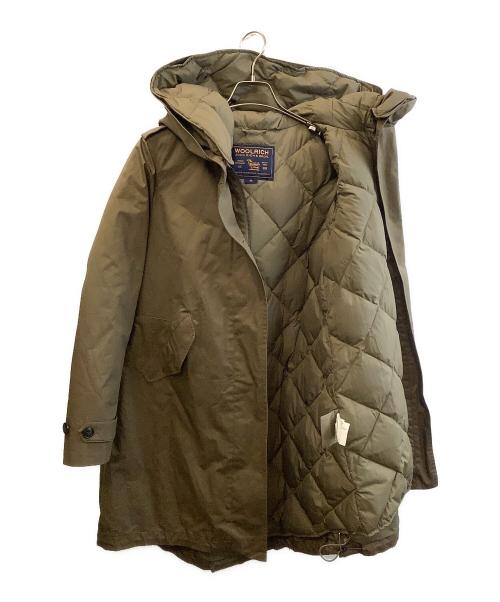 WOOLRICH（ウールリッチ）WOOLRICH (ウールリッチ) ダウンライナー付きミドルコート オリーブ サイズ:XSの古着・服飾アイテム
