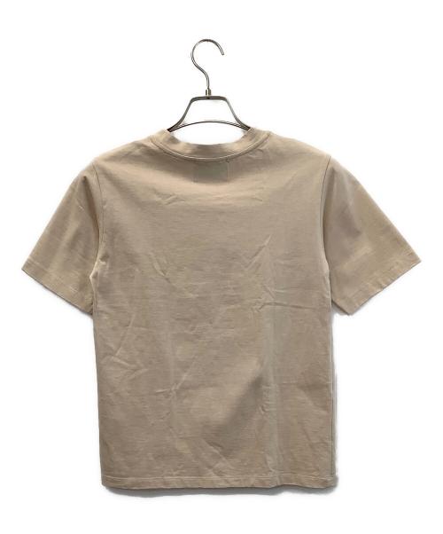 SEVEN TEN by MIHO KAWAHITO（セブン テン バイ ミホ カワヒト）SEVEN TEN by MIHO KAWAHITO (セブン テン バイ ミホ カワヒト) SVT刺繍Tシャツ ベージュ サイズ:Sの古着・服飾アイテム