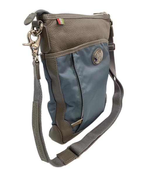 Orobianco（オロビアンコ）Orobianco (オロビアンコ) ショルダーバッグ グレー×ブルーの古着・服飾アイテム