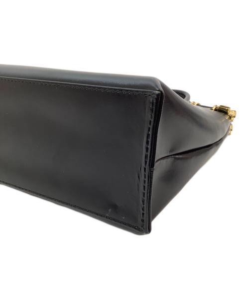 KITAMURA（キタムラ）KITAMURA (キタムラ) ハンドバッグ ブラック×ゴールドの古着・服飾アイテム