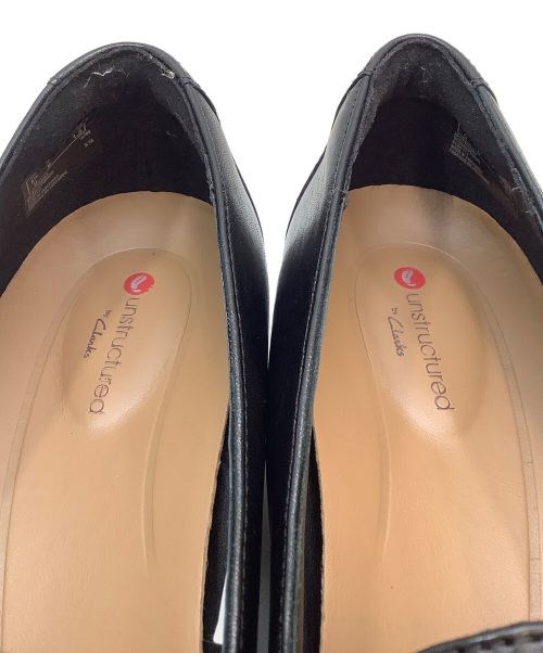 CLARKS（クラークス）CLARKS (クラークス) コインローファー ブラック サイズ:24の古着・服飾アイテム