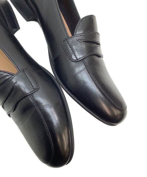 CLARKS（クラークス）CLARKS (クラークス) コインローファー ブラック サイズ:24の古着・服飾アイテム