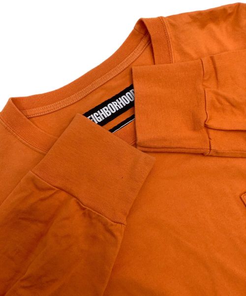 NEIGHBORHOOD（ネイバーフッド）NEIGHBORHOOD (ネイバーフッド) ロングスリーブTシャツ オレンジ サイズ:Lの古着・服飾アイテム