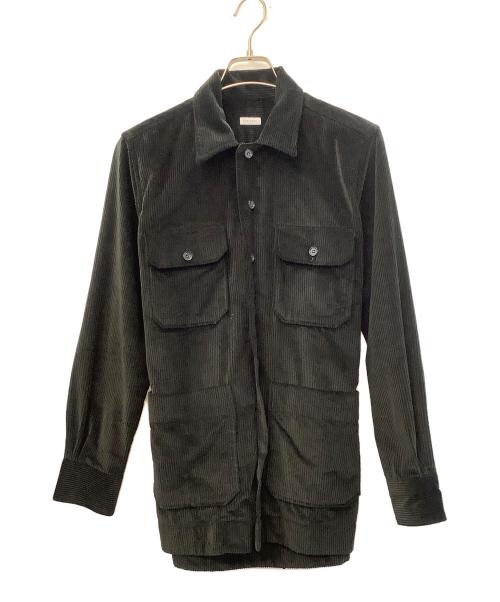 ORIAN（オリアン）ORIAN (オリアン) コーデュロイ サファリジャケット ブラック サイズ:Sの古着・服飾アイテム