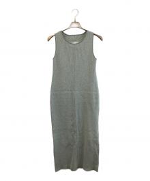 LAGUNA MOON（ラグナムーン）の古着「2WAYカットアウトニットワンピース」｜グリーン