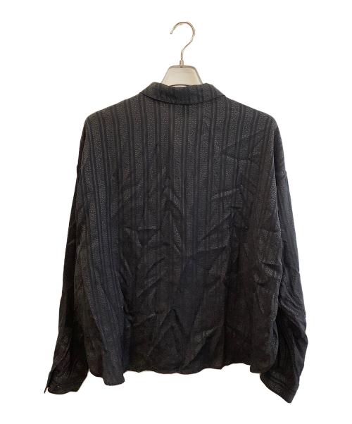 superNova（スーパーノヴァ）superNova (スーパーノヴァ) 長袖シャツ ブラウン×ブラック サイズ:Sの古着・服飾アイテム