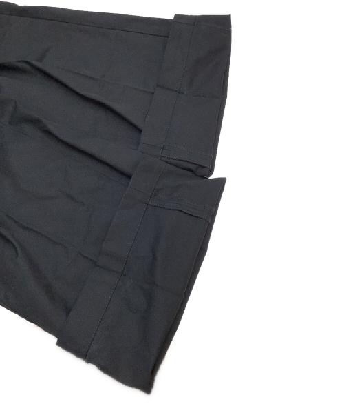 MM6 Maison Margiela（エムエムシックスメゾンマルジェラ）MM6 Maison Margiela (エムエムシックスメゾンマルジェラ) ワンポイントブランドロゴワイドパンツ ブラック サイズ:14の古着・服飾アイテム