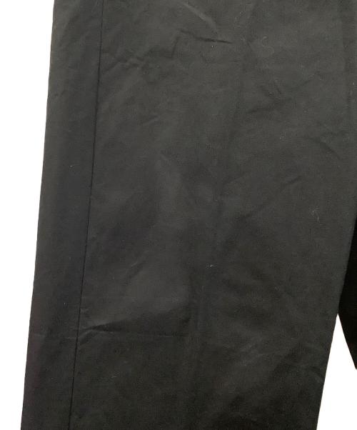 MM6 Maison Margiela（エムエムシックスメゾンマルジェラ）MM6 Maison Margiela (エムエムシックスメゾンマルジェラ) ワンポイントブランドロゴワイドパンツ ブラック サイズ:14の古着・服飾アイテム