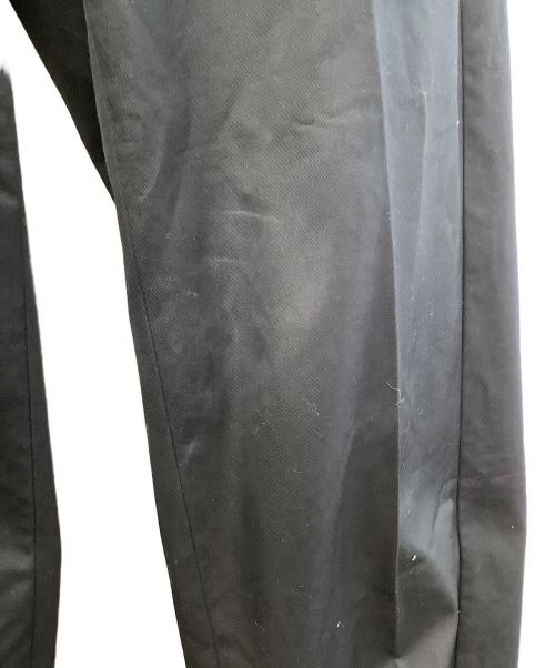 MM6 Maison Margiela（エムエムシックスメゾンマルジェラ）MM6 Maison Margiela (エムエムシックスメゾンマルジェラ) ワンポイントブランドロゴワイドパンツ ブラック サイズ:14の古着・服飾アイテム