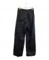 MM6 Maison Margiela (エムエムシックスメゾンマルジェラ) ワンポイントブランドロゴワイドパンツ ブラック サイズ:14：5000円