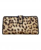 TANGOタンゴ）の古着「長財布」｜ブラウン×ブルー