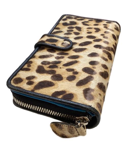 TANGO（タンゴ）TANGO (タンゴ) 長財布 ブラウン×ブルーの古着・服飾アイテム