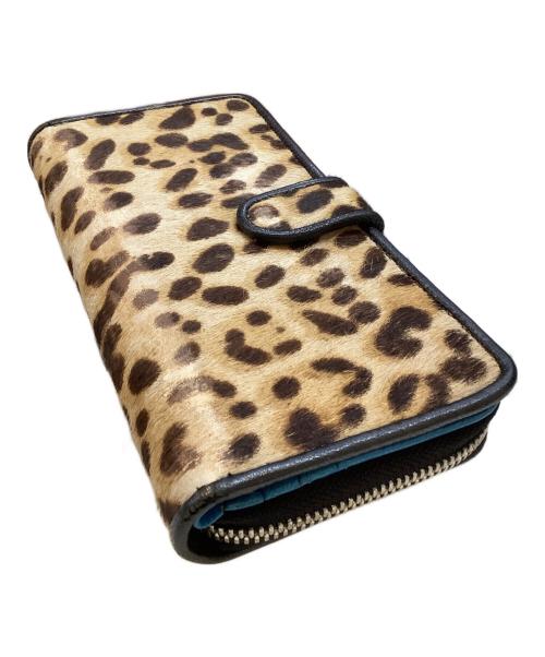 TANGO（タンゴ）TANGO (タンゴ) 長財布 ブラウン×ブルーの古着・服飾アイテム