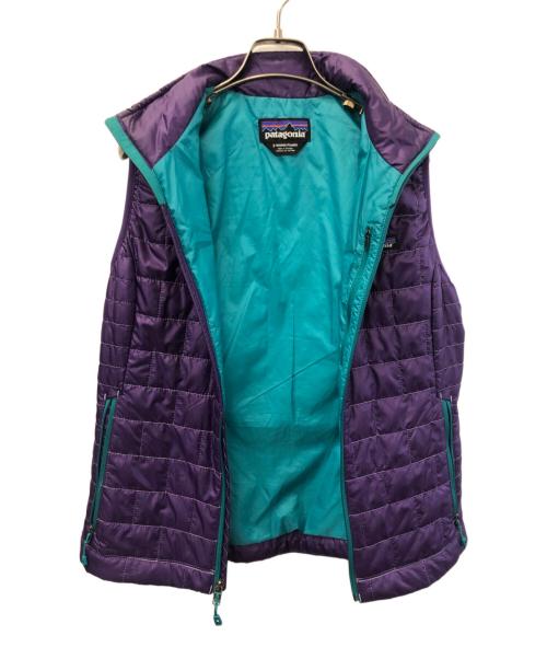 Patagonia（パタゴニア）Patagonia (パタゴニア) ナノパフベスト パープル サイズ:Sの古着・服飾アイテム