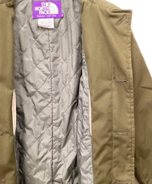 THE NORTHFACE PURPLELABEL（ザ・ノースフェイス パープルレーベル）THE NORTHFACE PURPLELABEL (ザ・ノースフェイス パープルレーベル) 65/35クロスステンカラーコート カーキ サイズ:Mの古着・服飾アイテム