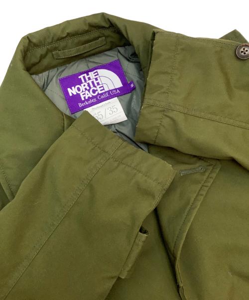 THE NORTHFACE PURPLELABEL（ザ・ノースフェイス パープルレーベル）THE NORTHFACE PURPLELABEL (ザ・ノースフェイス パープルレーベル) 65/35クロスステンカラーコート カーキ サイズ:Mの古着・服飾アイテム