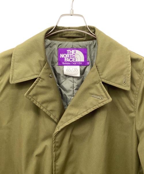 THE NORTHFACE PURPLELABEL（ザ・ノースフェイス パープルレーベル）THE NORTHFACE PURPLELABEL (ザ・ノースフェイス パープルレーベル) 65/35クロスステンカラーコート カーキ サイズ:Mの古着・服飾アイテム