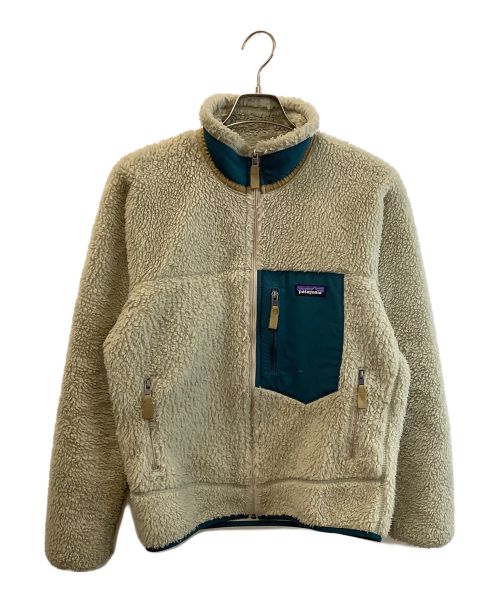Patagonia（パタゴニア）Patagonia (パタゴニア) Classic Retro-X Jacket ベージュ×グリーン サイズ:Sの古着・服飾アイテム