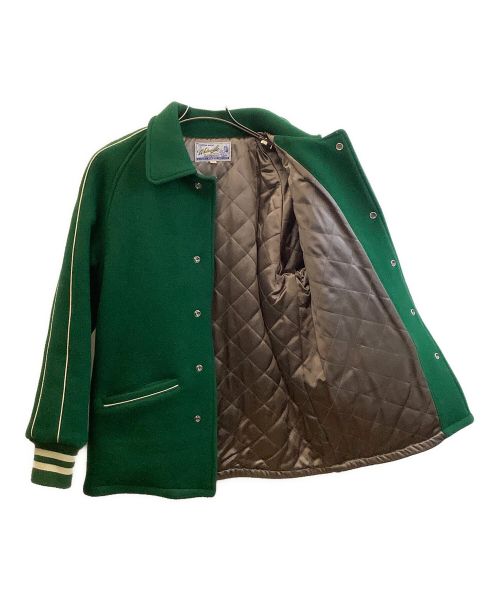 whitesville（ホワイツビル）whitesville (ホワイツビル) スタジャン グリーン サイズ:38の古着・服飾アイテム