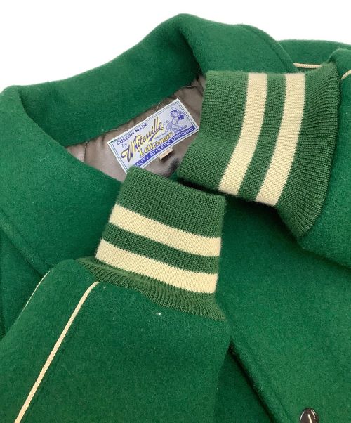 whitesville（ホワイツビル）whitesville (ホワイツビル) スタジャン グリーン サイズ:38の古着・服飾アイテム