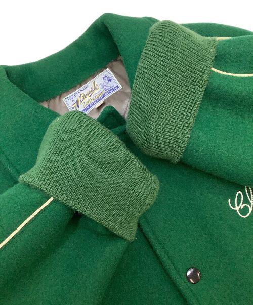 whitesville（ホワイツビル）whitesville (ホワイツビル) スタジャン グリーン サイズ:38の古着・服飾アイテム