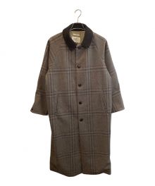 niko and（ニコアンド）の古着「ウーリーテックステンロングコート」｜ブラウン