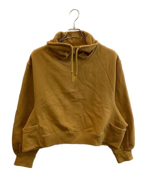 KENZO（ケンゾー）KENZO (ケンゾー) ハーフジップスウェット ブラウン サイズ:Mの古着・服飾アイテム