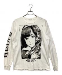flagstuff（フラグスタフ）の古着「"Dream and reality" L/S Tee 2」｜ホワイト