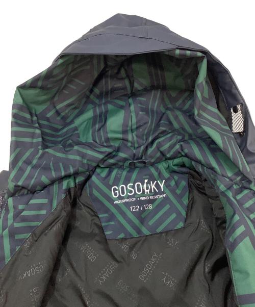 GOSOAKY（ゴーソーキー）GOSOAKY (ゴーソーキー) レインジャケット ネイビー サイズ:122/128 未使用品の古着・服飾アイテム